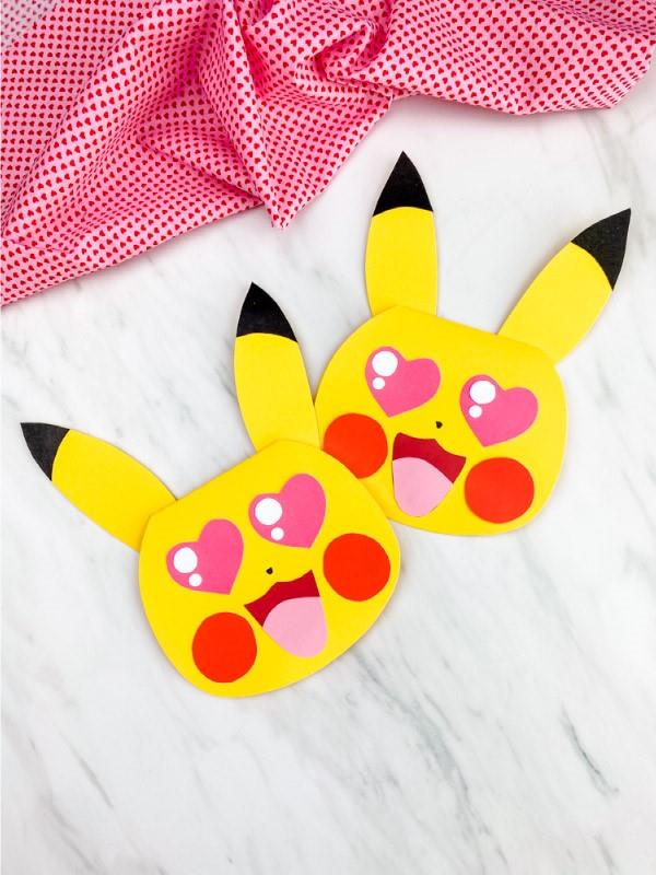 Pokemonien tekeminen lasten kanssa - upeita ideoita ja käsityöohjeita ystävänpäivän pikachulle