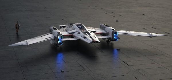 Porsche ja Lucasfilm suunnittelevat Star Wars -avaruusaluksen pegasus starfighter valot taycan