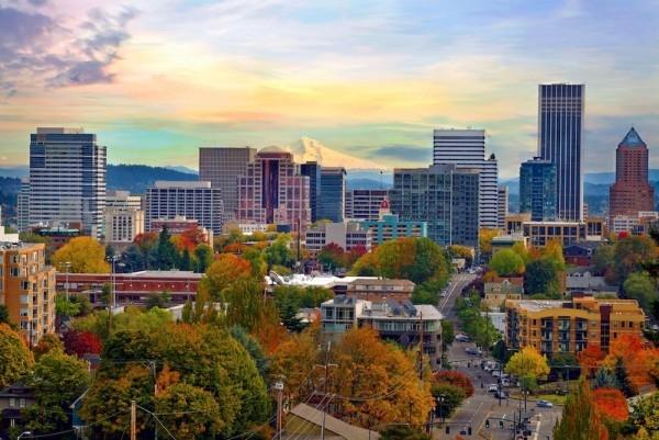 Portland USA Big City Single Travel Oma viehätys Natural Beauty Tranquility