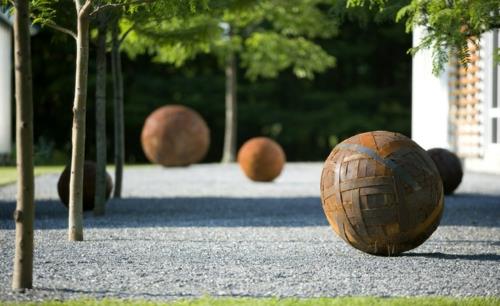 Upea puutarhasuunnittelu henkilökohtaisesti pallon maalaismainen muotoilu