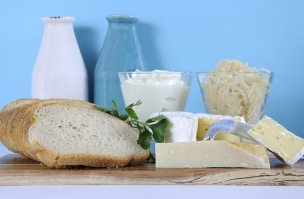 Probiootti elintarvikkeet terveellinen ruokavalio maitotuotteet