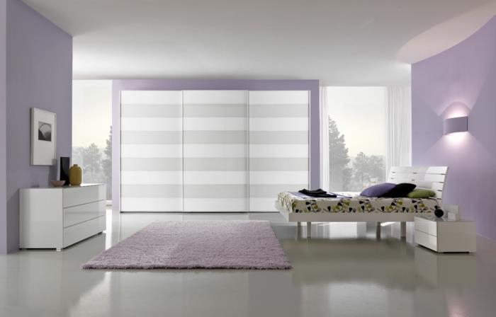 Värien psykologia Levin Visualizer -seinämaali violetti valo