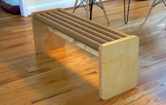 Sisustusideoita Käsityöt pahvirullilla DIY -ideoita Sisustusideoita Sisustussuunnittelijan huonekalut kartongista kierrätystä ideen.6.jpg