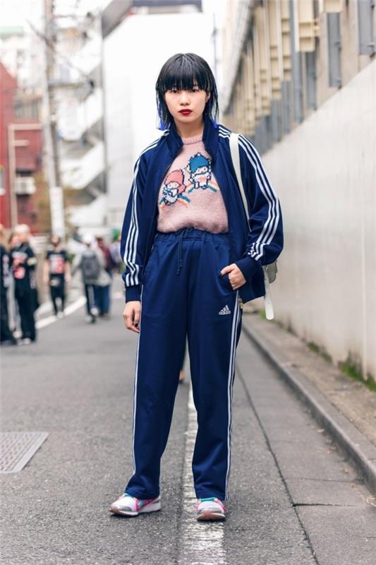 Retro -urheilupuku - Adidas - Street Style - Muodin trendit Street Fashion