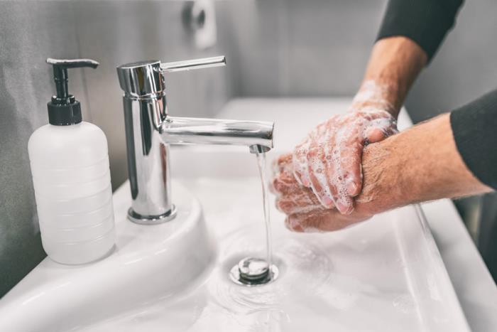 Oikea käsienpesu Pese kädet huolellisesti monta kertaa päivässä