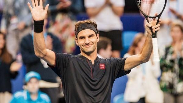 Roger Federer loistava urheilusuorituksen numero 1 tennispelaaja