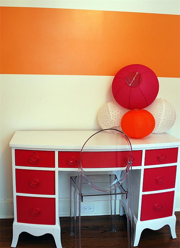 Red Furniture Designs klassiset pöytälaatikot akryylituolin koristelu