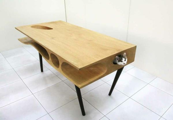 Ruan Hao CATable suunnittelija ruokapöydät ihmiset ja kissat