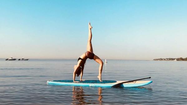 SUP -joogavinkkejä Harjoittele tasapainoa paddleboard -joogassa