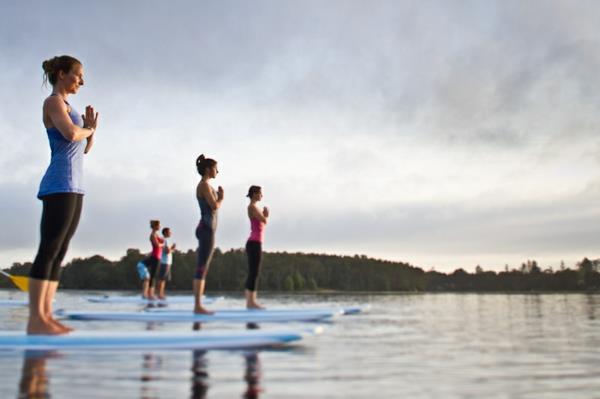 SUP Jooga Vinkkejä Paddleboard Yoga Practice Balance