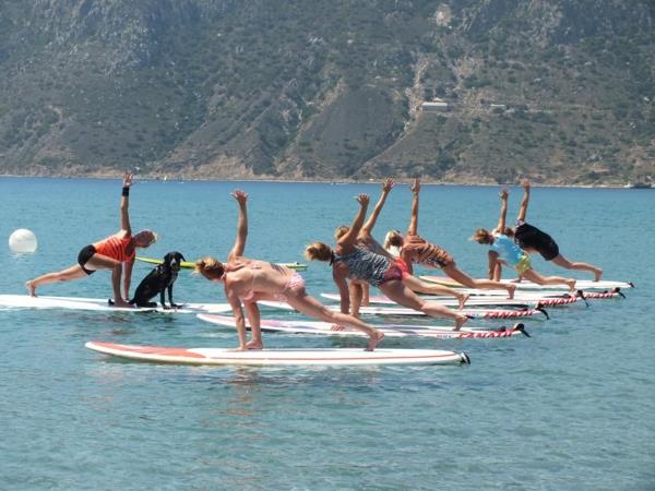 SUP -joogavinkkejä Paddleboard Yoga Yoga Lessons