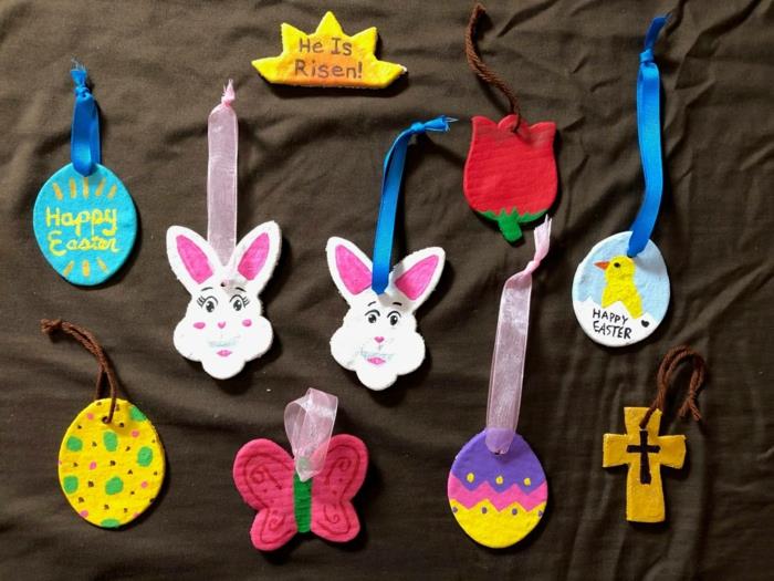 Suola taikina pääsiäisen tinker ideoita lasten kanssa pääsiäisen symboliikkaa