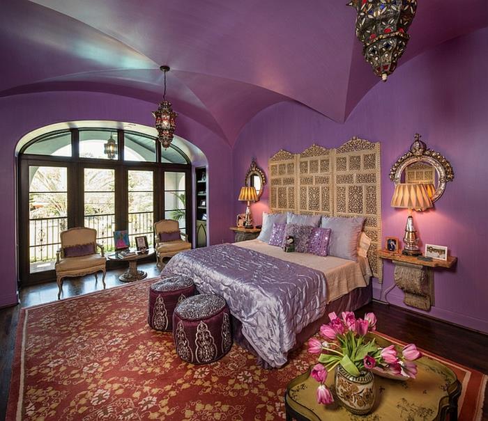 Makuuhuoneen suunnittelu makuuhuoneen istuintyynyt Marokko