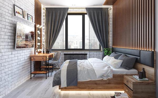 Makuuhuone ideoita puinen sänky ideoita modernit vuoteet