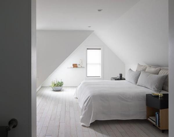 Makuuhuone ideoita minimalismia
