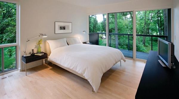 Sisusta makuuhuone minimalistisella tavalla, pieni ja lämmin