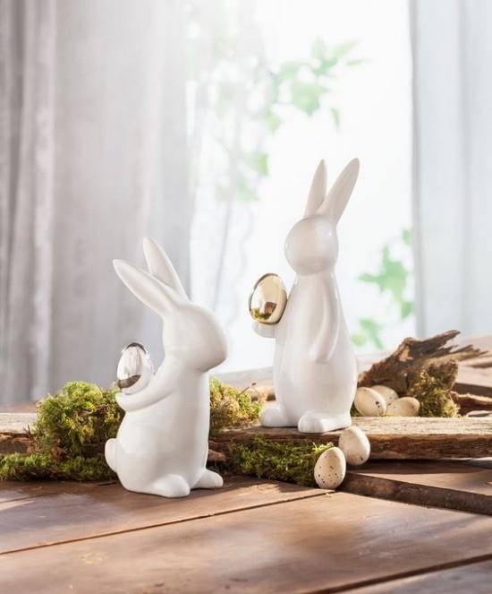 Kauniita pääsiäispöydän koristeita