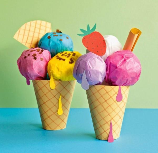 Nopeita käsityöideoita kesälle - erittäin helppoja ideoita inspiroida ja jäljitellä jäätelön koristamista helposti