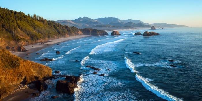 Maailman kauneimmat rannat Cannon Beach Oregon USA