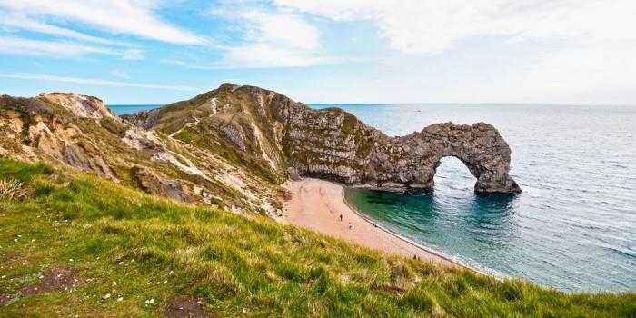 Maailman kauneimmat rannat Harbour Cliff Beach England