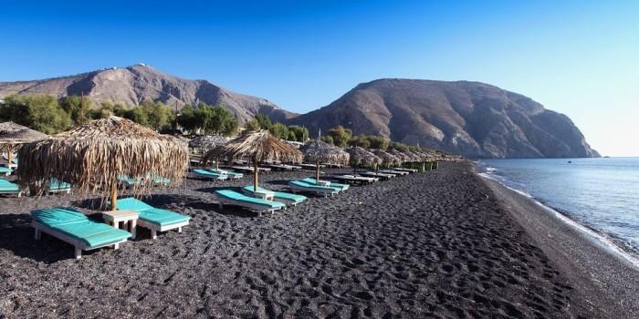 Maailman kauneimmat rannat Perissan ranta Kreikan saaret
