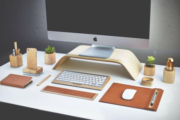 Pöytätarvikkeet kirjoituspöytä Apple -näyttöjalusta