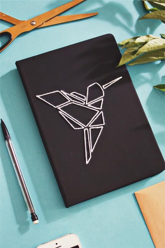 Suunnittele harjoituskirjoja - ainutlaatuisia, luovia ja yksinkertaisia ​​ideoita nuorille origami kollibri vogel