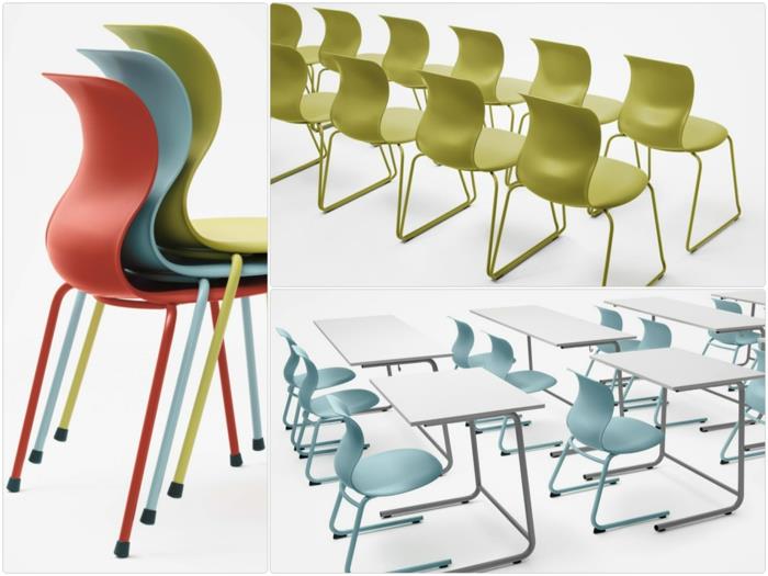 Konstantin Grcicin koulukalusteiden modernit tuolit