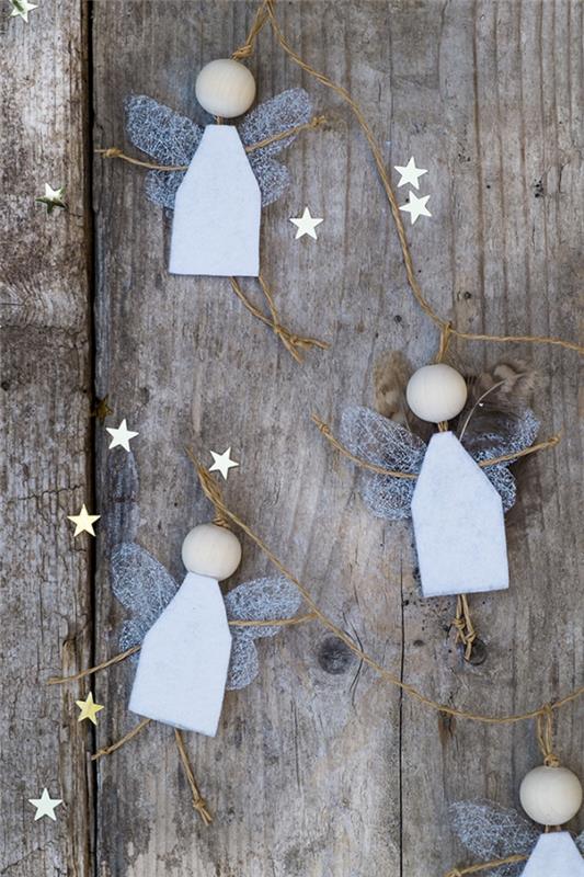 Suojelusenkelit houkuttelevat lasten kanssa jouluksi - maagisia ideoita ja ohjeita yksinkertaiseen enkeliseppelehuopaan