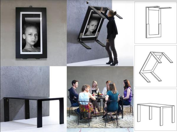 Taitettava pöytä IvyDesign