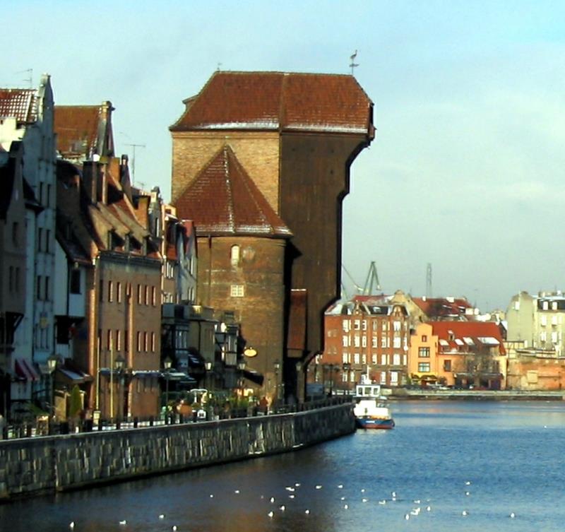 Nähtävyydet Gdanskin vanhassakaupungissa Gdansk