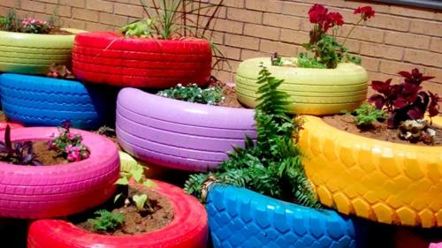 värikäs kypsät kasvit puutarhan sisustus DIY puutarhan suunnittelu