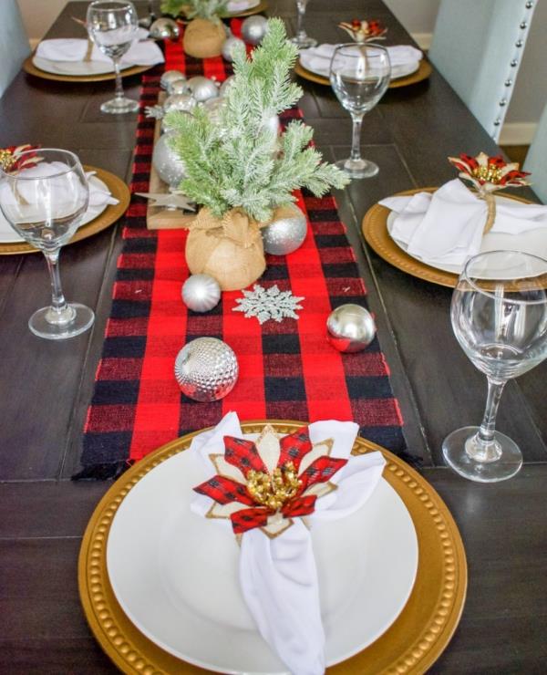 Tinker -lautasliinarenkaat jouluksi - tyylikkäitä ideoita ja ohjeita juhlapöydän koristamiseen kukkapöydän koristeluun