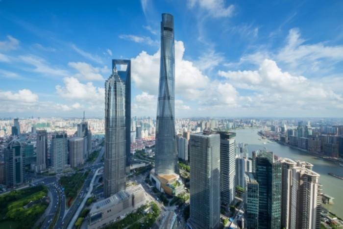 Shanghai Tower Kiinan pilvenpiirtäjä