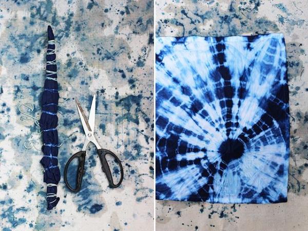 Shibori Technik DIY -ideoita - hienoa