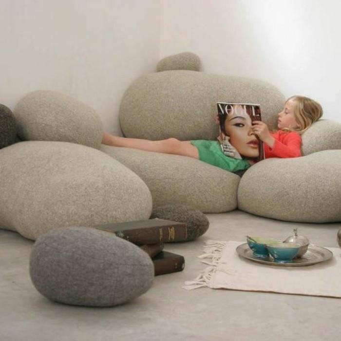 Sohva lastentarha suunnittelu päiväkoti huonekalut sohva kivi muoto
