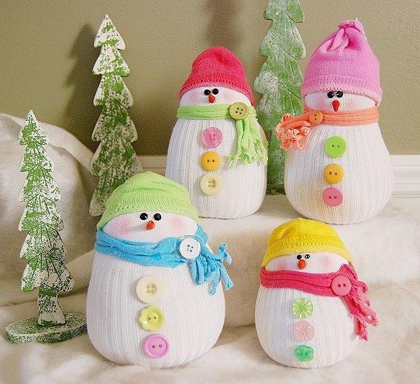 Tinker lelut sukat Joulukoristeet lumiukkoja