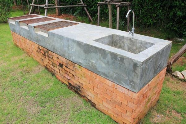 Outdoor Sink 50 Garden Sink Ideas Betoni ja tiili