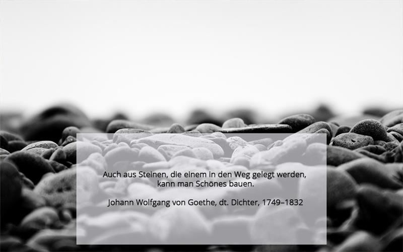Sanontoja, jotka rohkaisevat Johann Wolfgang von Goethea, saksalaista runoilijaa