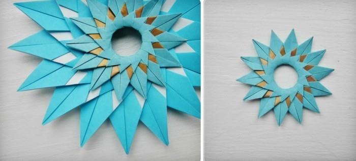 Tee tähdet jouluksi origami -ohjeiden avulla Joulukoristeiden vaihe 10