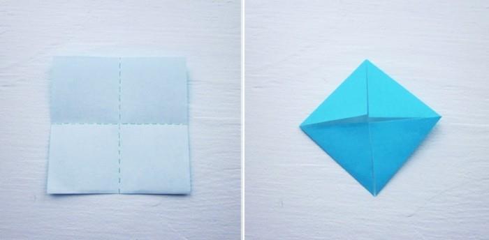 Tee tähdet jouluksi origami -ohjeilla joulukoristemallilla