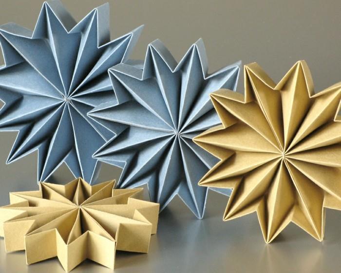 Tinker -tähdet jouluksi origami -ohjeilla Jouluseinien koristelu tinker leporello