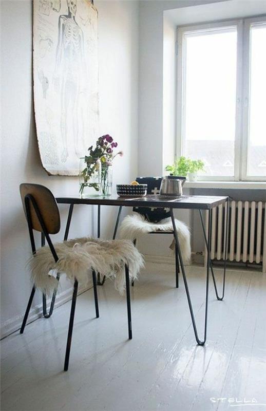 Ruokapöydän tuolit puu kompakti moderni