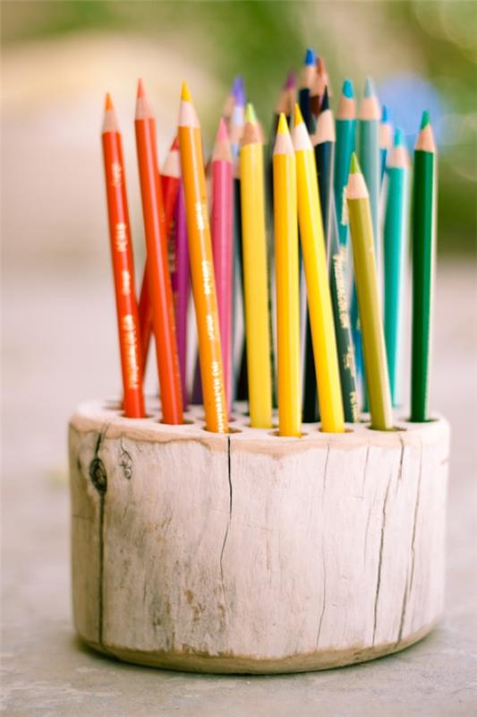 Tinker -kynäteline - ideoita ja ohjeita opiskelijoille ja etätyöntekijöille puuideoita käsityöläisten värikynät