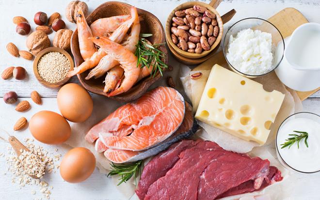 Metabolinen ruokavalio Easy Body System Proteiinipitoiset elintarvikkeet Meijerituotteet Juusto Kala Katkarapu Pavut