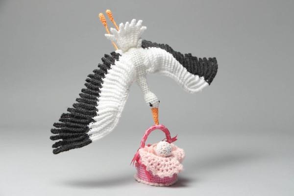 Tinker Stork - tuoreita ideoita ja ohjeita kevään amigurumi -haikara -DIY -ideoihin