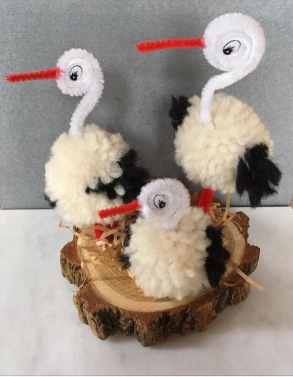 Stork Tinker - tuoreita ideoita ja ohjeita kevään haikaran kevään deco -putkenpuhdistusaineeseen