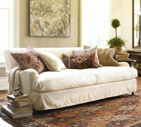 Joustava päällinen sohvan tyynyn koristelu