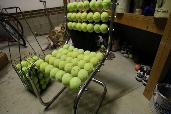 Tuolit on valmistettu ympäristöystävällisistä tennispalloista
