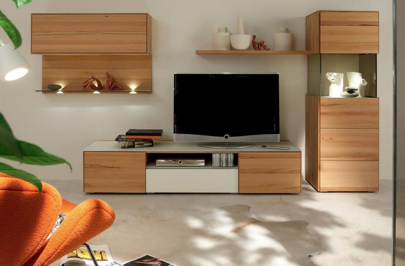TV -seinät olohuoneen huonekalut hyllyt puukalusteet TV -seinäyksikkö